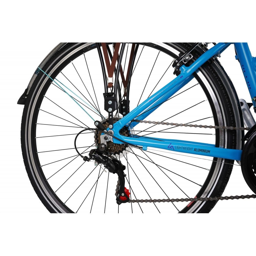 Claud Butler Hybrid Bikes Claud Butler Explorer 1.0 EQ Low Step Hybrid Bike, 16" Blue