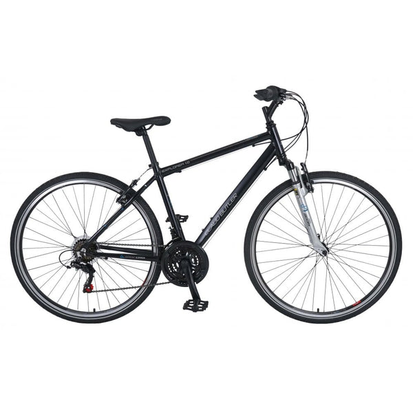 Claud Butler Hybrid Bikes Claud Butler Explorer 1.0 Hybrid Bike, 18" Black