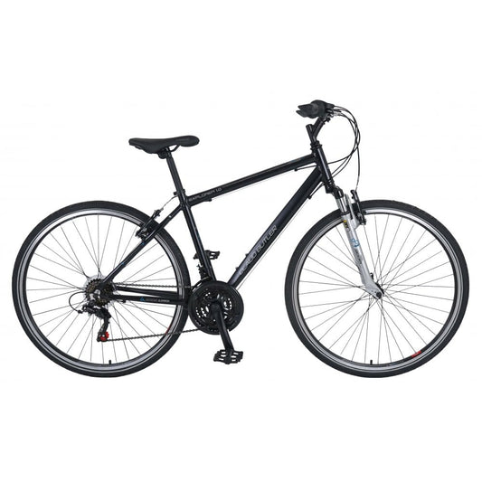 Claud Butler Hybrid Bikes Claud Butler Explorer 1.0 Hybrid Bike, 18" Black