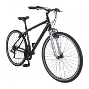 Claud Butler Explorer 1.0 Hybrid Bike, Black, view 2 — view 2