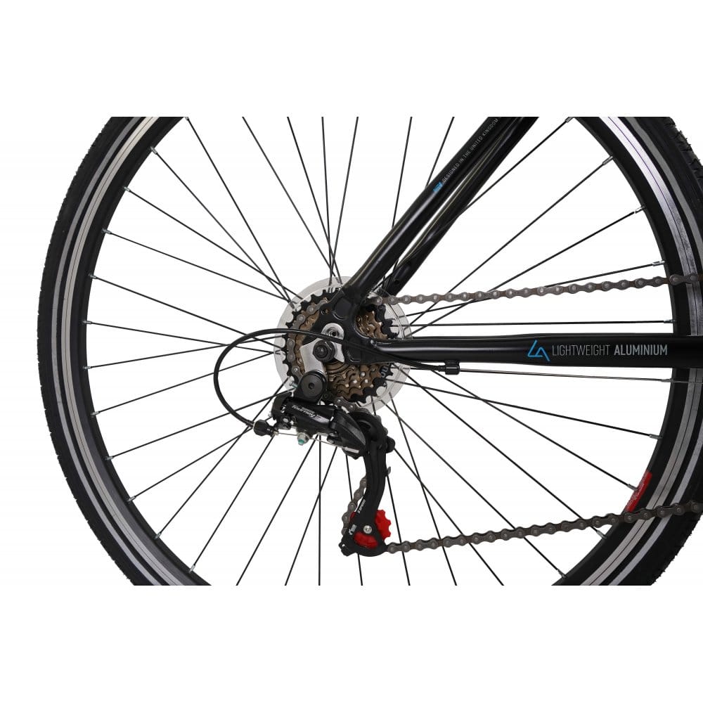 Claud Butler Hybrid Bikes Claud Butler Explorer 1.0 Hybrid Bike, 18" Black