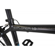 Claud Butler Explorer 1.0 Hybrid Bike, Black, view 5 — view 5