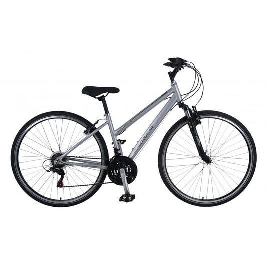 Claud Butler Hybrid Bikes Claud Butler Explorer 1.0 Low Step Hybrid Bike, 16" Silver