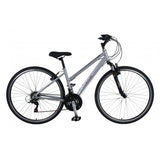 Claud Butler Hybrid Bikes Claud Butler Explorer 1.0 Low Step Hybrid Bike, 16" Silver