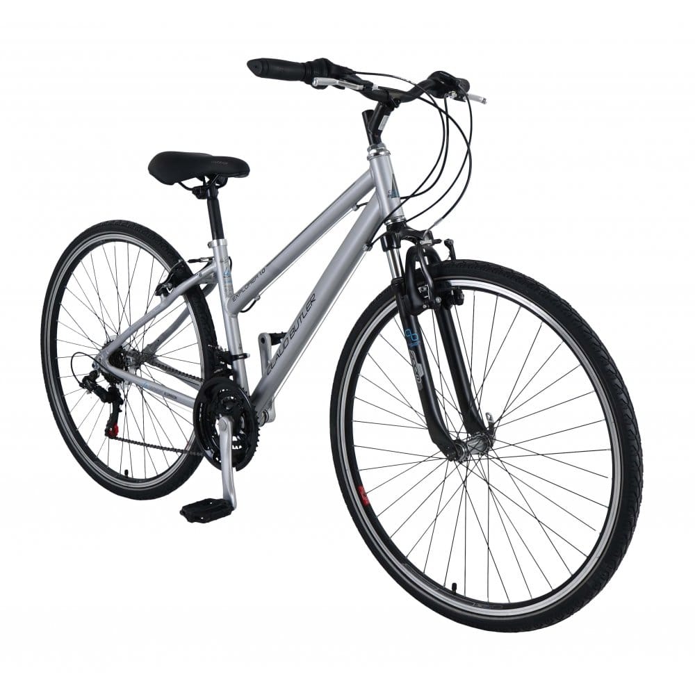 Claud Butler Hybrid Bikes Claud Butler Explorer 1.0 Low Step Hybrid Bike, 16" Silver