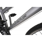 Claud Butler Explorer 1.0 Low Step Hybrid Bike, Silver, view 3 — view 3