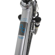Claud Butler Explorer 1.0 Low Step Hybrid Bike, Silver, view 4 — view 4