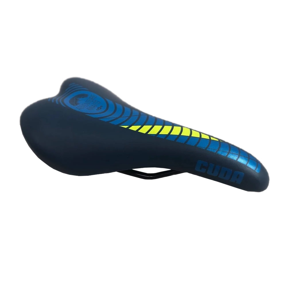 Cuda Saddle Cuda Adventure Awaits Saddle In Blue — view 1