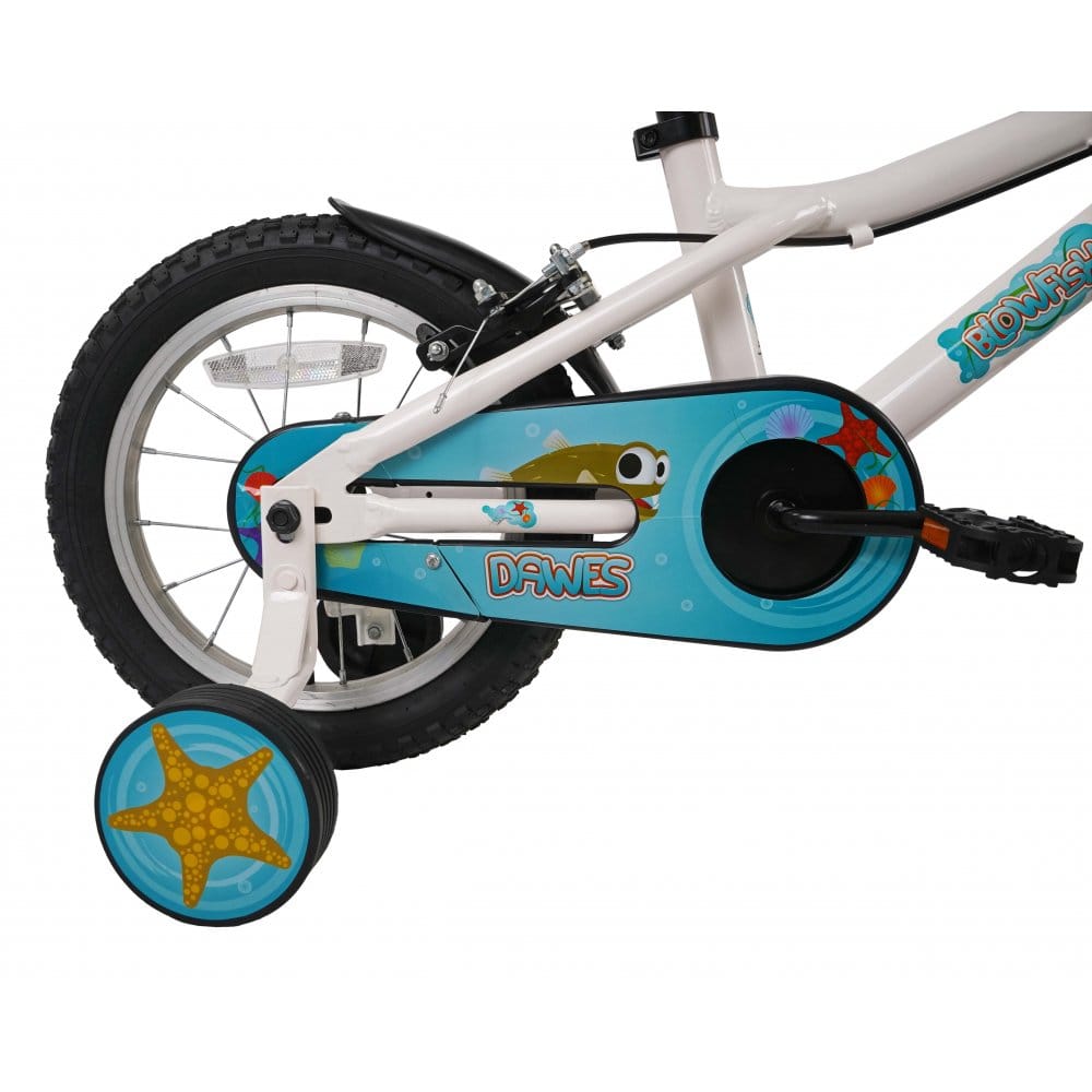 Dawes 14" Blowfish Kids Bike, White, view 7 — view 7