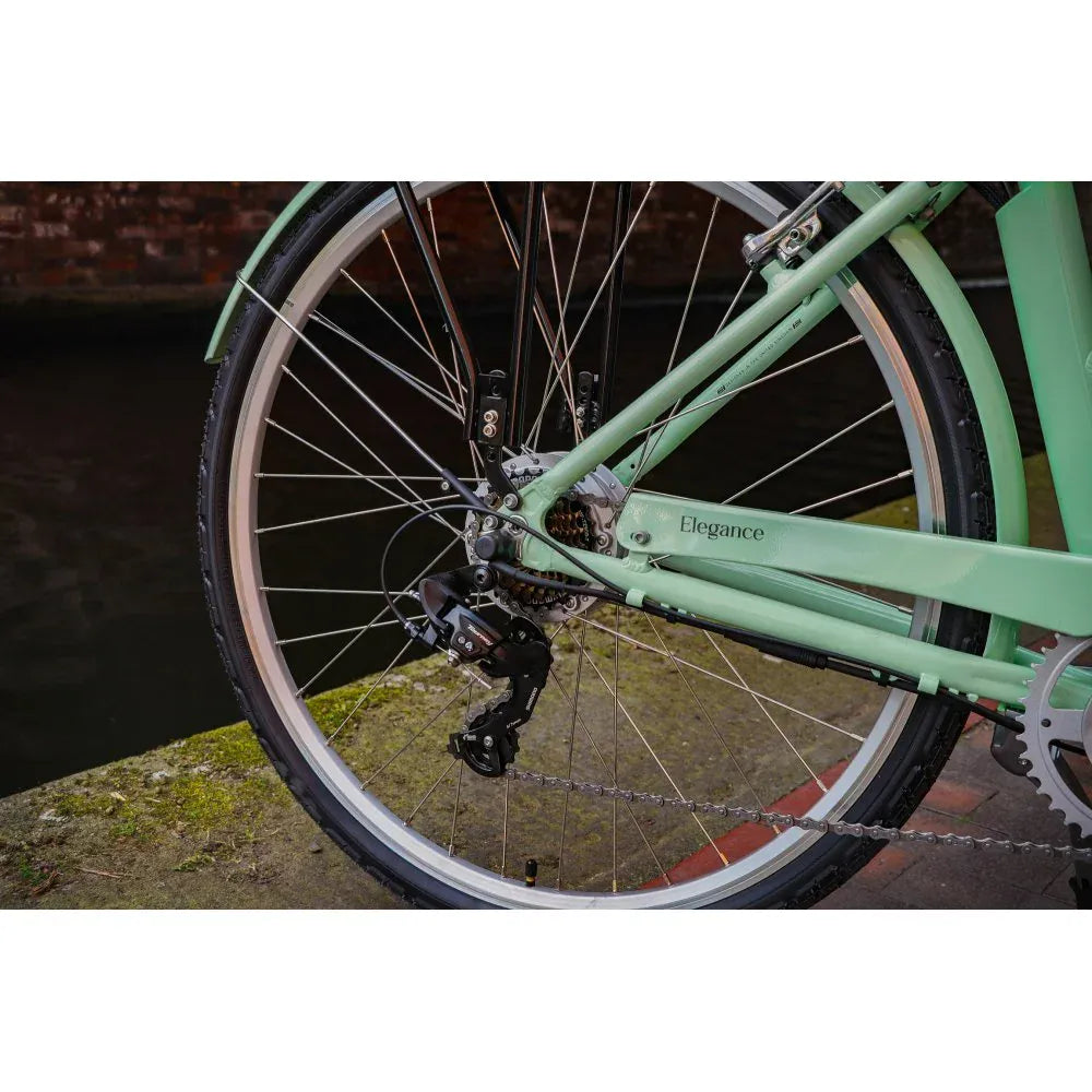 Dawes Electric Hybrid Bikes Dawes Elegance Low Step Electric Hybrid Bike