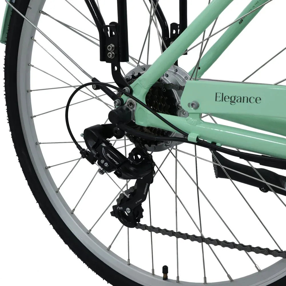 Dawes Electric Hybrid Bikes Dawes Elegance Low Step Electric Hybrid Bike