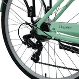 Dawes Electric Hybrid Bikes Dawes Elegance Low Step Electric Hybrid Bike