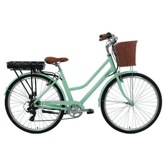 Dawes Electric Hybrid Bikes Dawes Elegance Low Step Electric Hybrid Bike