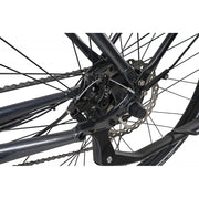 Dawes Scenic Crossbar Electric Hybrid Bike, Dark Metallic Grey, view 14 — view 4