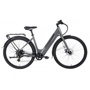 Dawes Scenic Low Step Electric Hybrid Bike, Dark Metallic Grey — view 1