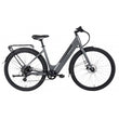 Dawes Electric Hybrid Bikes Dawes Scenic Low Step Electric Hybrid Bike, Dark Metallic Grey, Small (15")