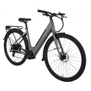 Dawes Scenic Low Step Electric Hybrid Bike, Dark Metallic Grey, view 2 — view 2