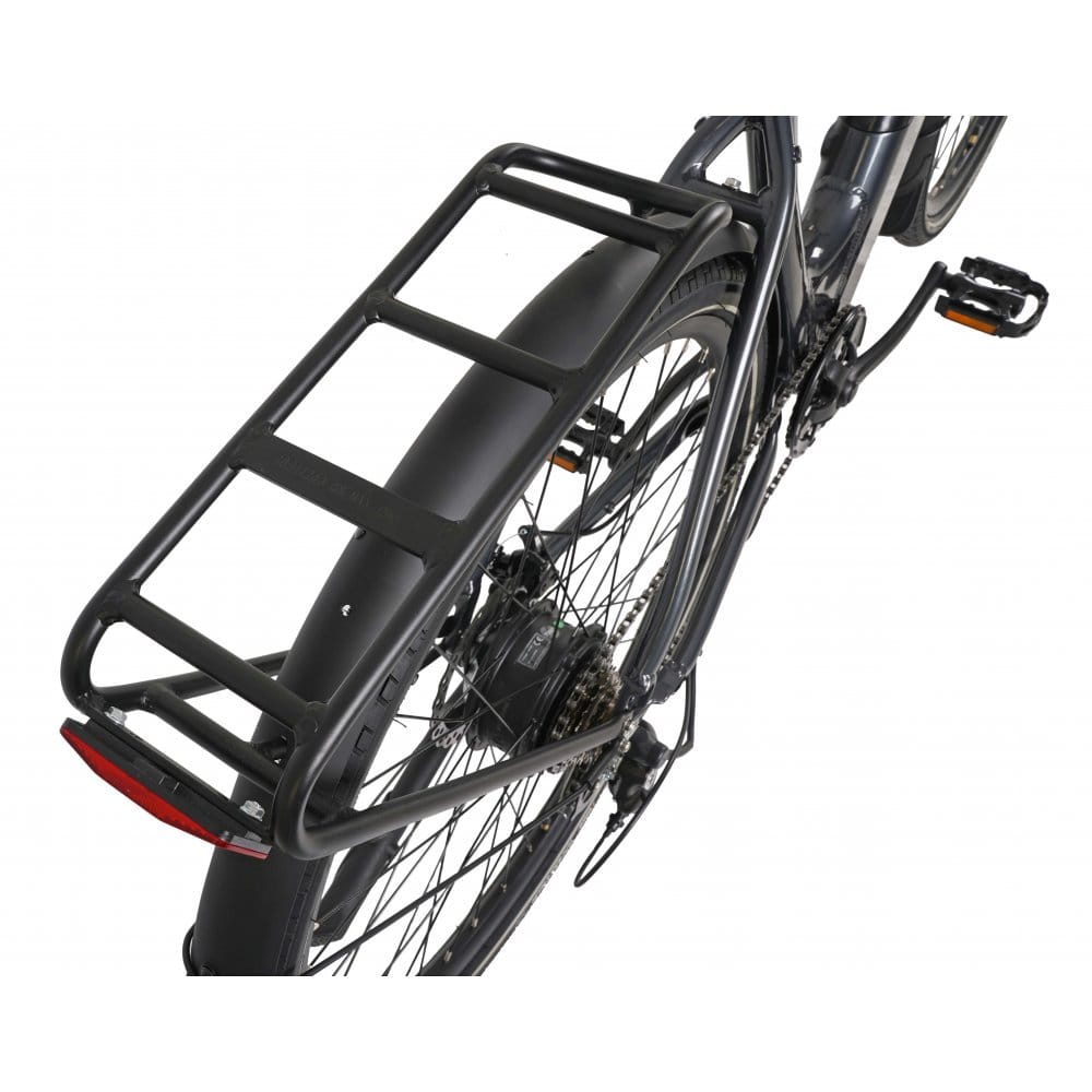Dawes Electric Hybrid Bikes Dawes Scenic Low Step Electric Hybrid Bike, Dark Metallic Grey, Small (15")