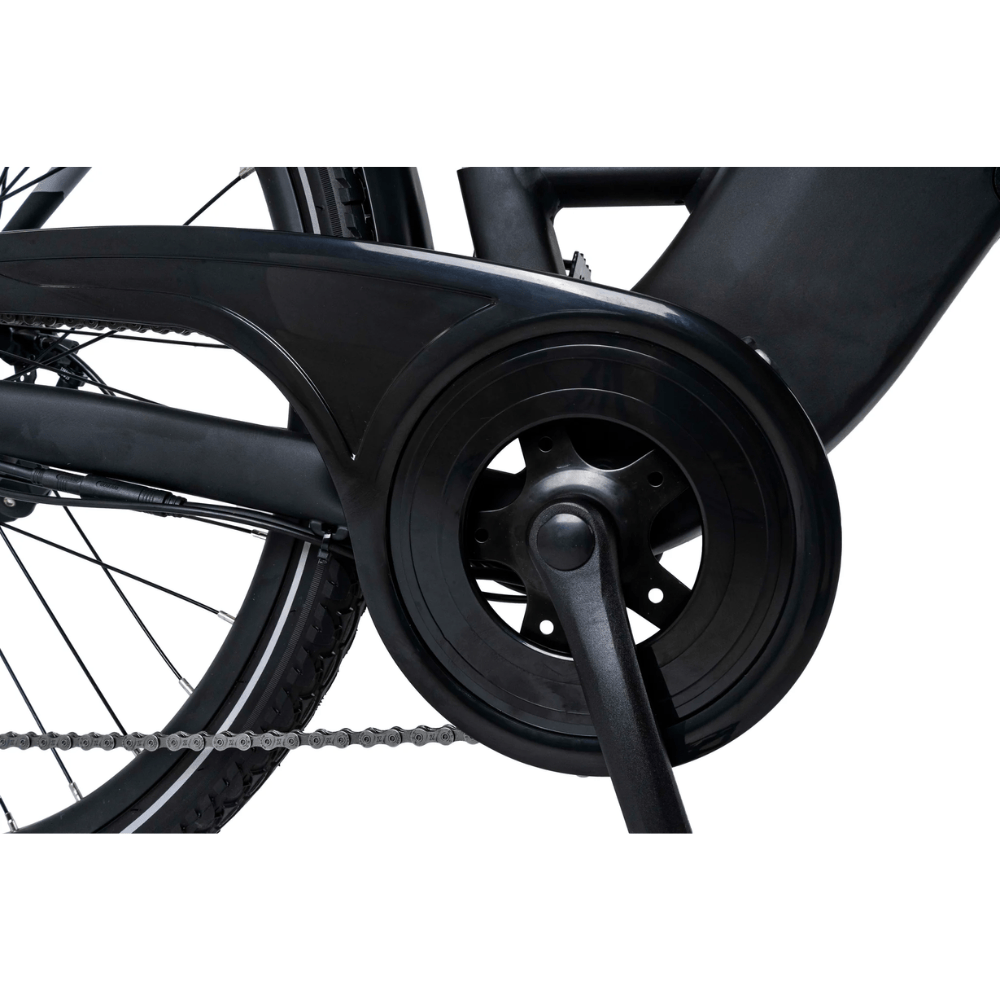 Dawes Electric Hybrid Bikes Dawes Spire 2.0 Cues Low Step Electric Hybrid Bike, Small Light Grey/Black