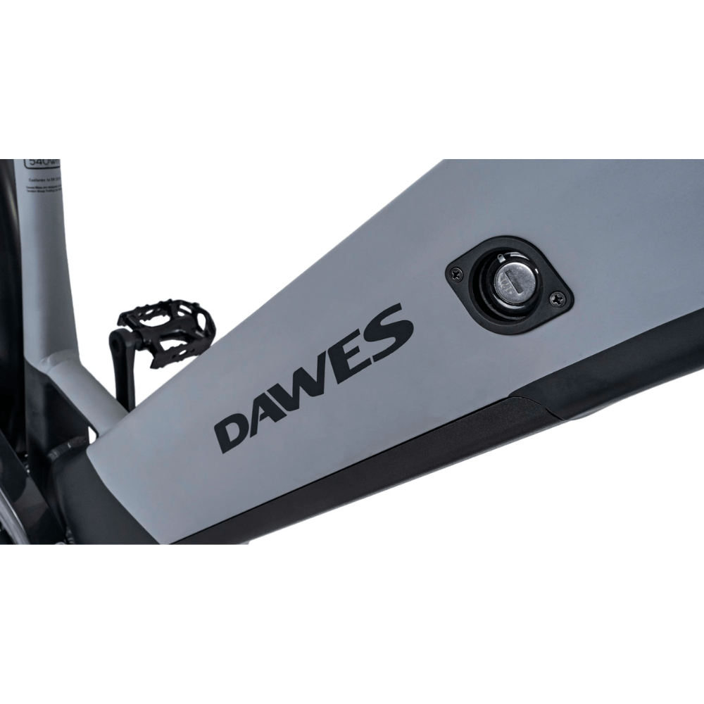 Dawes Electric Hybrid Bikes Dawes Spire 2.0 Cues Low Step Electric Hybrid Bike, Small Light Grey/Black