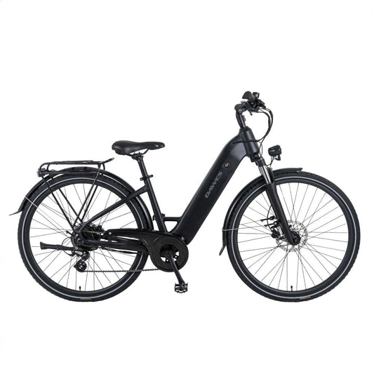 Dawes Electric Hybrid Bikes Dawes Spire Low Step 1.0 Electric Hybrid Bike, Small Black