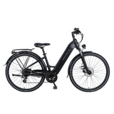 Dawes Electric Hybrid Bikes Dawes Spire Low Step 1.0 Electric Hybrid Bike, Small Black
