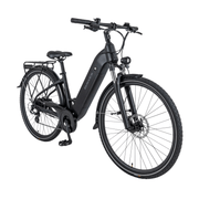 Dawes Spire Low Step 1.0 Electric Hybrid Bike, Small Black, view 2 — view 2