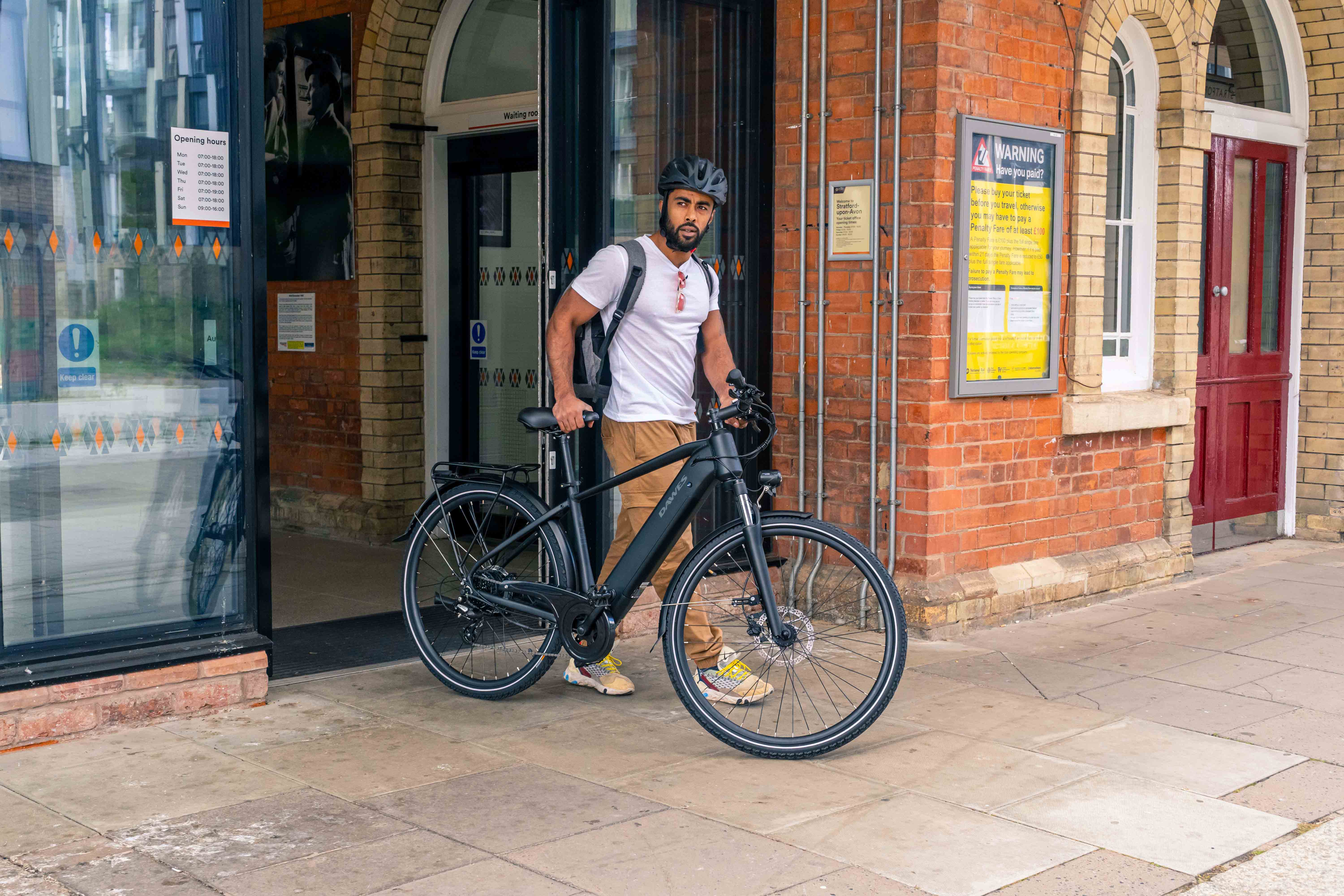 Dawes Electric Hybrid Bikes Dawes Spire Low Step 1.0 Electric Hybrid Bike, Small Black