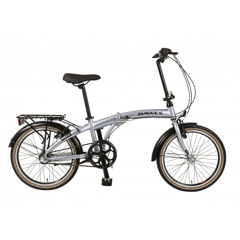 Dawes Folding Bikes Dawes Diamond Folding Bike, 20" Silver — view 1