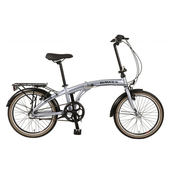 Dawes Folding Bikes Dawes Diamond Folding Bike, 20" Silver