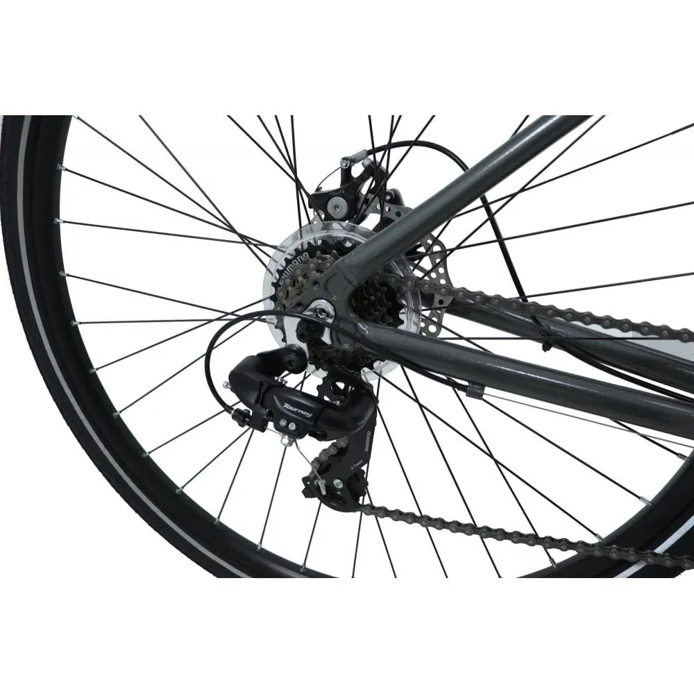 Dawes Discovery 1.0 Cross Bar Hybrid Bike, view 6 — view 6