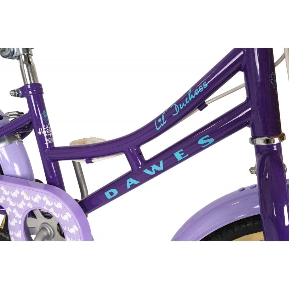 Dawes 16" Lil Duchess Kids Heritage Bike, Purple, view 5 — view 5