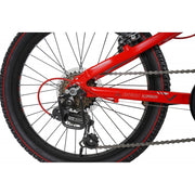 Dawes 20" Bullet HT Kids Mountain Bike, Red, view 8 — view 8