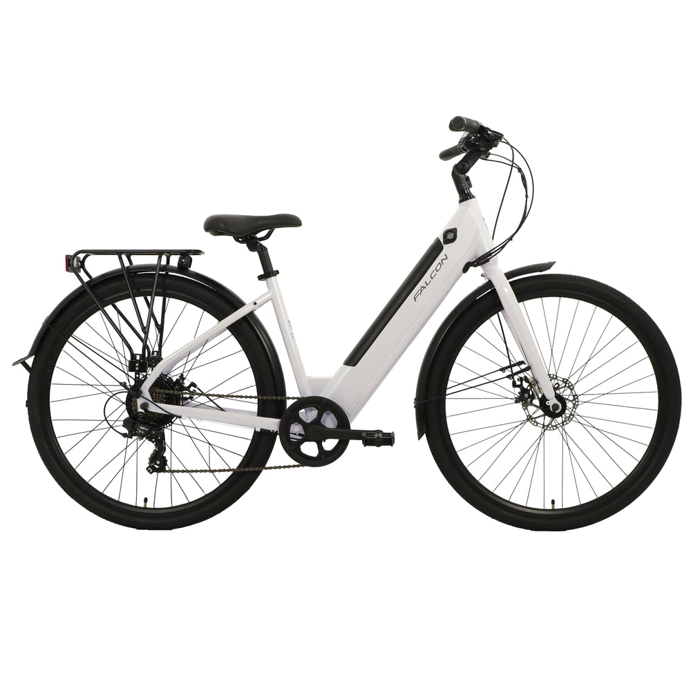 Falcon Liberty Low Step Electric Hybrid Bike - side profile — view 2