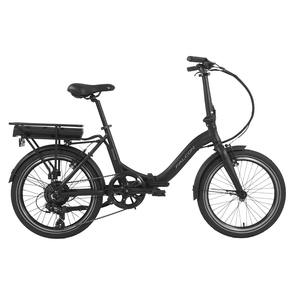 Falcon Breeze Low Step Folding Electric Bike - side profile — view 2