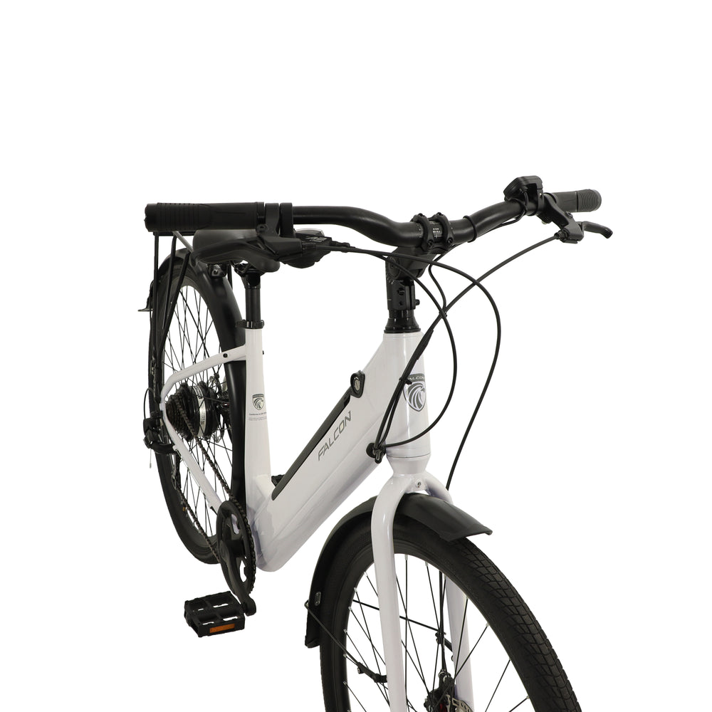 Falcon Liberty Low Step Electric Hybrid Bike - detail — view 4