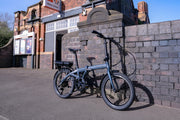 Falcon Compact Folding Electric Bike - lifestyle — view 7