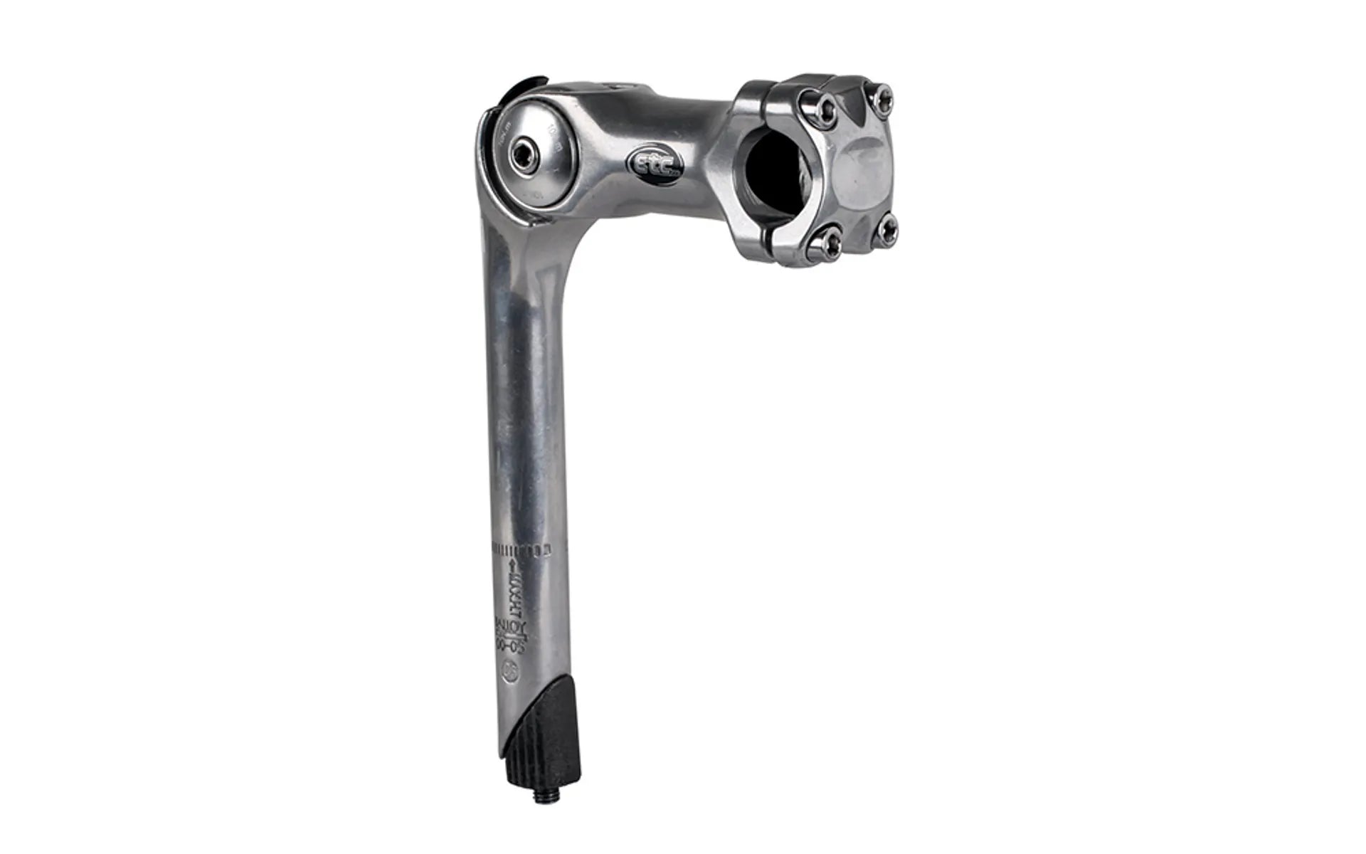 ETC Adjustable Quill Handlebar Stem Silver