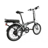 Falcon compact electric folding bike 20 matte grey perfect for everyone