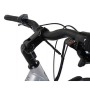 Falcon Horizon Low Step Electric Hybrid Bike, Silver, view 6 — view 6