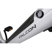 Falcon Horizon Low Step Electric Hybrid Bike, Silver, view 5 — view 5