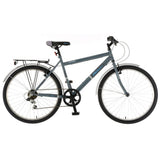 Falcon Hybrid Bikes Falcon Explorer Hybrid Bike, 26" Grey/Blue