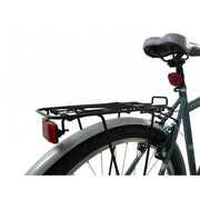 Falcon Explorer Hybrid Bike, 26" Grey/Blue, view 7 — view 7