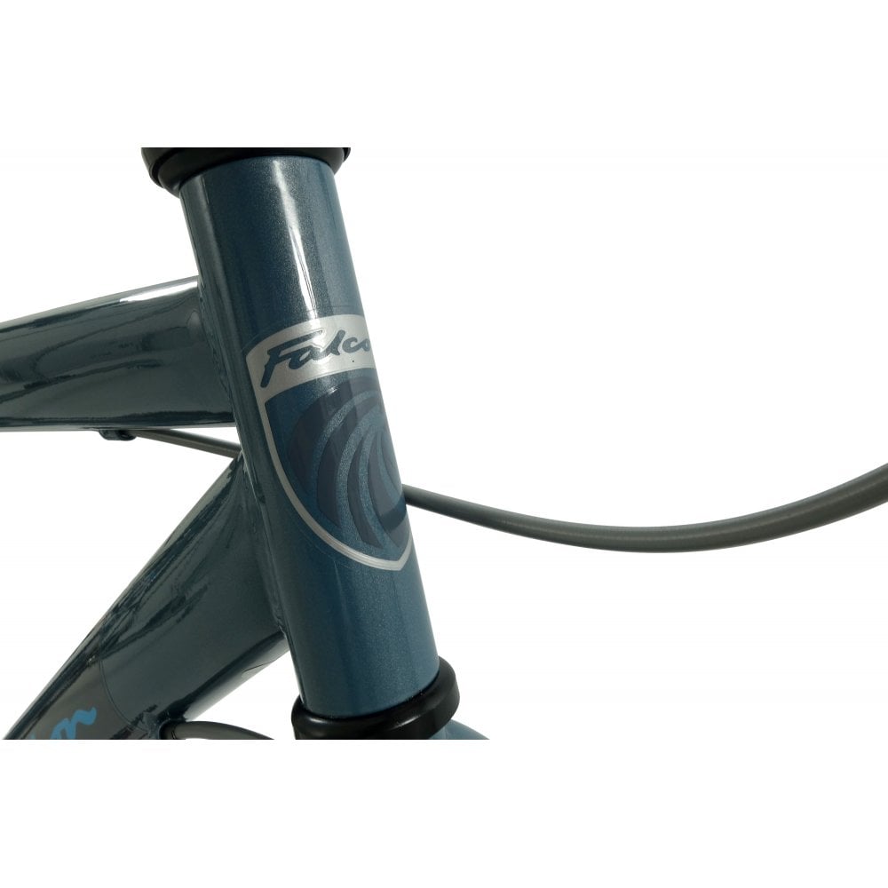 Falcon Hybrid Bikes Falcon Explorer Hybrid Bike, 26" Grey/Blue