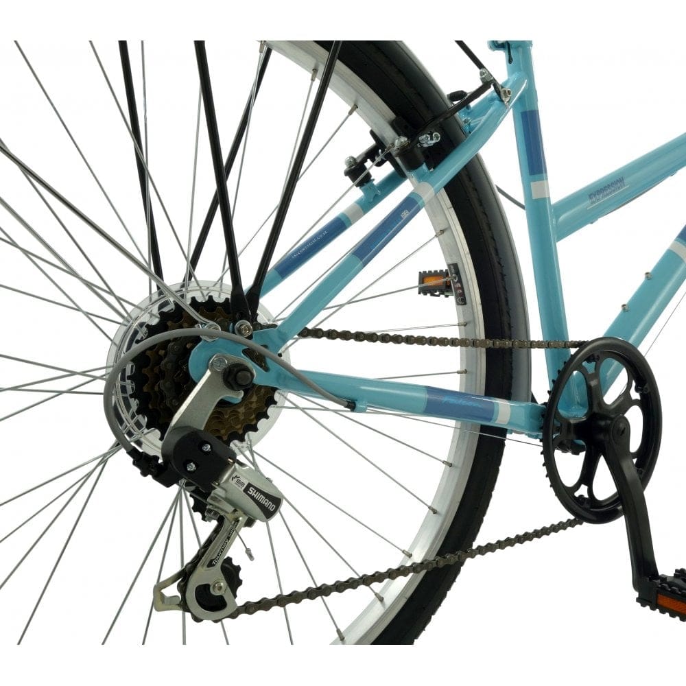 Falcon Hybrid Bikes Falcon Expression Hybrid Bike, 26" Sky Blue