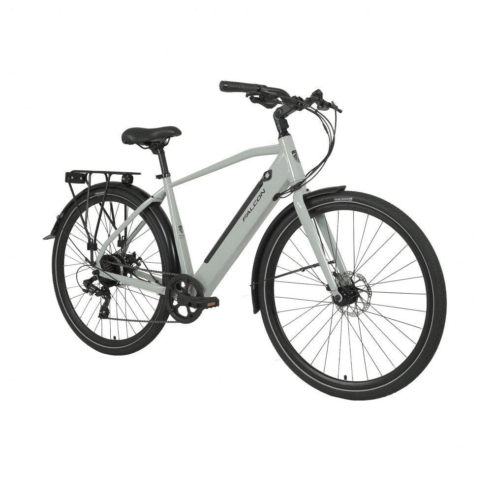 Falcon Liberty Cross Bar Electric Hybrid Bike, One Size