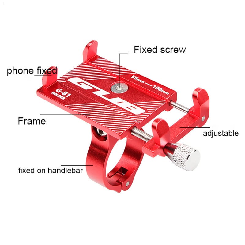 GUB Phone Holder Aluminium Bicycle Phone Holder - GUB G-81