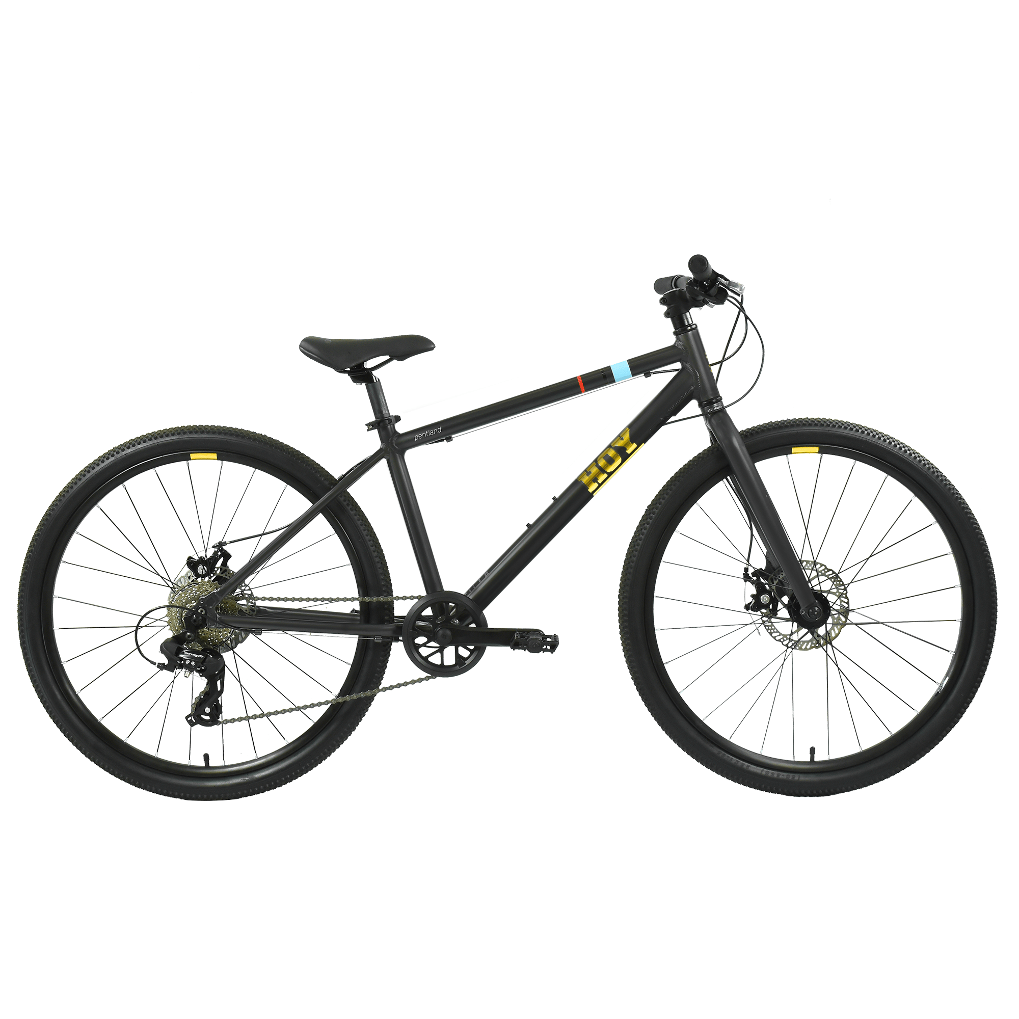Hoy Kids Mountain Bikes Hoy Pentland 26" Kids Bike - Stealth Black
