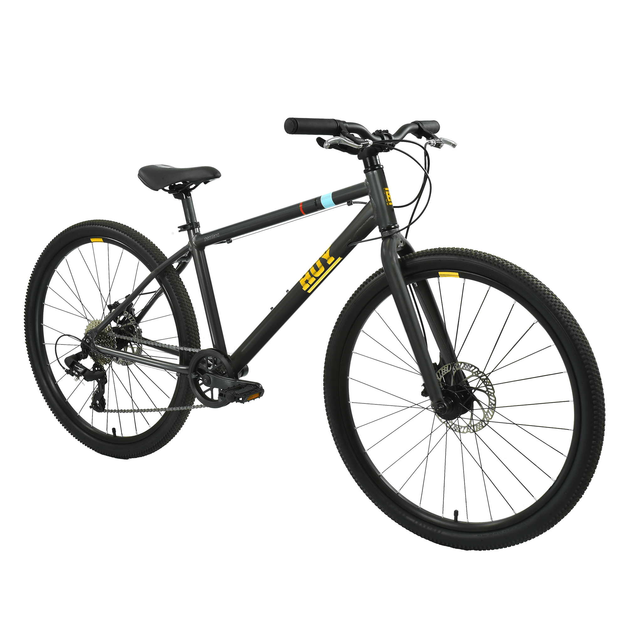 Hoy Kids Mountain Bikes Hoy Pentland 26" Kids Bike - Stealth Black