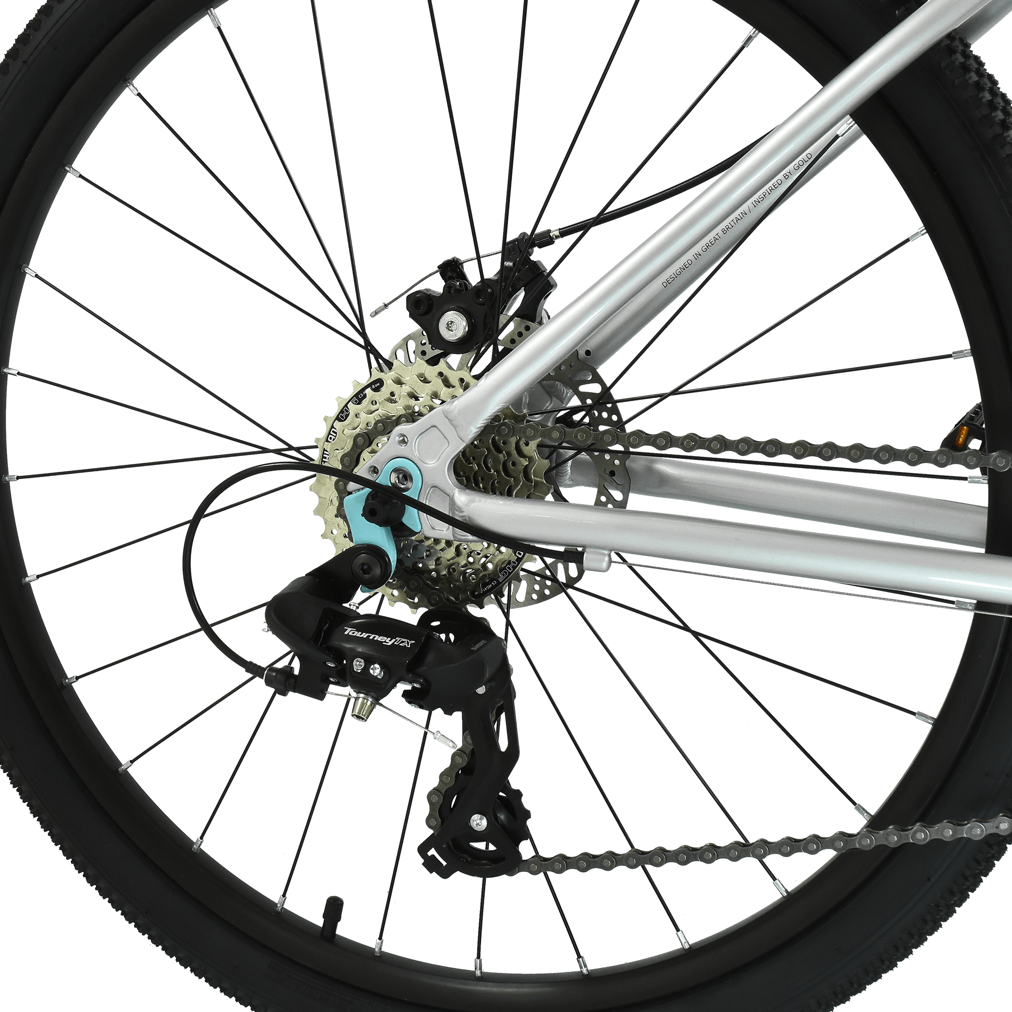 Hoy Kids Mountain Bikes Hoy Pentland 26" Kids Bike - Titanium Silver